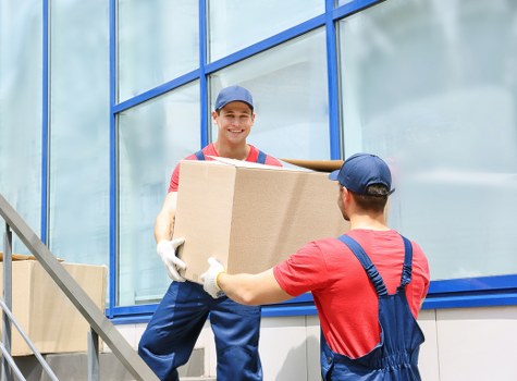 Local movers handling a commercial office move in West Harrow