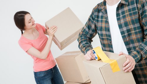 Moving van service for a West Harrow residential move