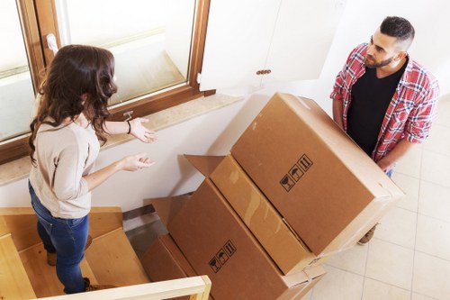 Careful furniture removal from a home with stairs in West Harrow