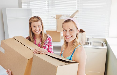 Moving van ready for a house or flat move in West Harrow