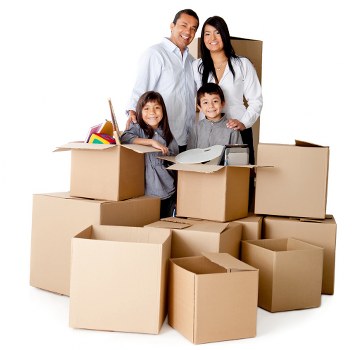 Local movers organizing belongings for a West Harrow home move